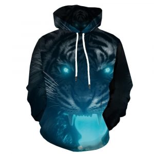 Bluza Tiger Feral Black - bluza z tygrysem