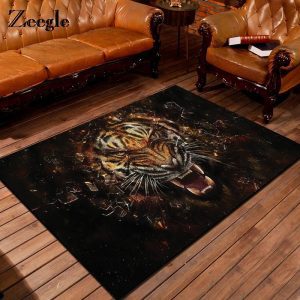 Dywanik z głową tygrysa - dywan tygrys